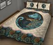 THE5052 Yin Yang Dog Cat Quilt Bed Set