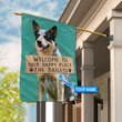 THF20072401 Australian Cattle Dog-Welcome to our happy place Personalized Flag