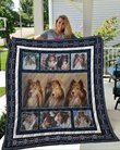QUI47003 Shetland Sheepdog Quilt Blanket