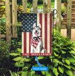 BIF1115 Siberian Husky Personalized Garden Flag