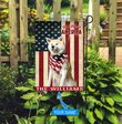 THF0200 Akita God Bless America Personalized Flag