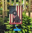 BIF1310 Black Poodle Personalized Flag