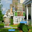 BIF2515 Poodle This Home Is Filled With Kisses Personalized Flag