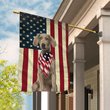 BIF0250 Weimaraner House Flag