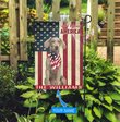 THF0196 Weimaraner God Bless America Personalized Flag