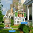 BIF2502 Airedale Terrier This Home Is Filled With Kisses Personalized Flag