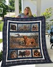 QUI72001 Tibetan Mastiff Quilt Blanket