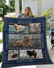 QUI72002 Tibetan Mastiff Quilt Blanket