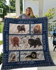 QUI72003 Tibetan Mastiff Quilt Blanket