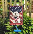 DIF4034-Maltese Personalized Flag