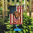 THF0228 Rhodesian Ridgeback God Bless America Personalized Flag