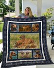 QUI68001 Rhodesian Ridgeback Quilt Blanket