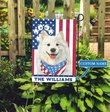 CHFD0419 Samoyed Personalized Garden Flag