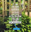 BIF2508 Dalmatian This Home Is Filled With Kisses Personalized Flag