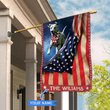 CHFD1034 Dalmatian Personalized House Flag