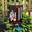 Firefighter - Dalmatian Personalized Flag TUF1001