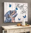 THD0129 Rottweiler Matte Canvas