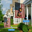 THF0176 Rottweiler God Bless America Personalized Flag