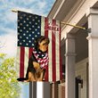 THF0131 Rottweiler God Bless House Flag