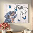 THD0129 Rottweiler Matte Canvas