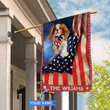 CHFD1031 Cavalier King Charles Spaniel Personalized House Flag