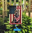 THF0212 Cane Corso God Bless America Personalized Flag