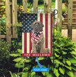 BIF1320 brindle English mastiffs personalized flag