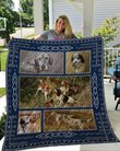 QUI27003 English Setter Quilt Blanket