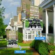 BIF2514 Miniature Schnauzer This Home Is Filled With Kisses Personalized Flag