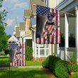 THF0282 Miniature Schnauzer USA Flag