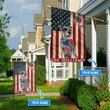 MHFCHO216 Miniature Schnauzer Hippie Personalized Flag