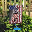 THF0277 Miniature Schnauzer USA Personalized Flag