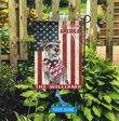 THF0190 Miniature Schnauzer God Bless America Personalized Flag