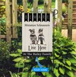 BIF2305 Beware Miniature Schnauzers Live here Personalized Flag