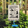 BIF2705 In This House We Love Miniature Schnauzers Personalized Garden Flag