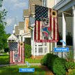MHFCHO116 Miniature Schnauzer Hippie Personalized Flag