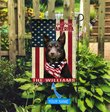 THF0206 Australian Kelpie God Bless America Personalized Flag