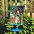 DIF2002-Australian Shepherd Personalized Garden Flag-House Flag