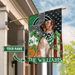 DIF2002-Australian Shepherd Personalized Garden Flag-House Flag