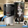 THU0183 Australian Shepherd Personalized Stainless Steel Tumbler