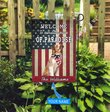 BIF20071305 Australian Shepherd Welcome To Our Paradise Personalized Flag