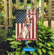THF0137 Australian Shepherd God Bless Personalized Garden Flag