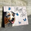 THD0118 Australian Shepherd Matte Canvas
