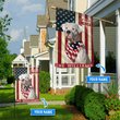 THF0217 Dogo Argentino God Bless America Personalized Flag