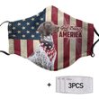 THM20072414 German Shorthaired Pointer God Bless Face Mask