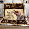 THQUSA1002 German Shorthaired Pointer Personalized Fleece Blanket – Made in USA