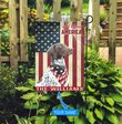 THF0184 German Shorthaired Pointer God Bless America Personalized Flag