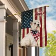 THF0134 West Highland White Terrier God Bless House Flag