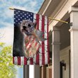 THF0284 West Highland White Terrier USA Flag