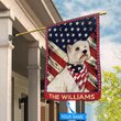 DIF4043-West Highland White Terrier Personalized Flag